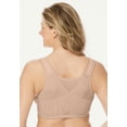thumbnail image 3 of Comfort Choice Women's Plus Size Front-Close Embroidered Wireless Posture Bra, 3 of 6