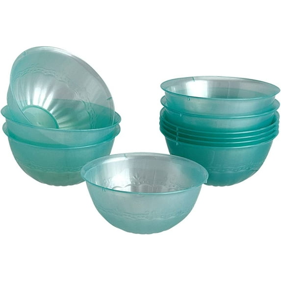 Silver Spoons MINT MINI DESSERT BOWLS | 10 PC | Chateau Collection