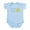 Sky Blue, variant on CafePress - First Easter Infant Bodysuit - Baby Light Bodysuit, Size Newborn - 24 Months