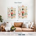 thumbnail image 3 of Elephant Stock Nutcracker Christmas Wall Art - Vertical Canvas Wall Art - Living Room Wall Decor - Holiday Canvas - Beige And Green Decor By Vesna Skornsek - 30" x 45", 3 of 4