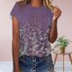 thumbnail image 2 of Tops con estampado de flores de manga corta a la moda para mujer Pompotops hkajfhjk463050, 2 of 5