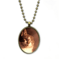 thumbnail image 1 of Collier Chat Sentimental Animal Simpol Pendentif Chaîne Vintage Collection de Bijoux, 1 of 3