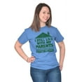 thumbnail image 4 of Live With Parents Slacker Funny Women's T Shirt Ladies Tee Brisco Brands 2X, 4 of 5