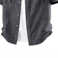 thumbnail image 6 of UVEASISHA Men's Fishing Shirt UPF 50+ Sun Protection Short Sleeve Shirts Button Down Casual Hiking Work Shirts for Summer Travel Safari Dark Gray M, 6 of 6