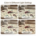thumbnail image 7 of ODIKA Music Cd Note Guitar Piano Keys Disc Shape Motifs Keyboard Border Easy Care Kids Safe for Small Living Room, Playroom, Bedroom, 7 of 7