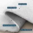thumbnail image 5 of Sleep Zone Ultra-Soft Plush Area Rug 8×10 Feet, Cream Non-Slip Fuzzy Rug for Large Living Room, 5 of 8