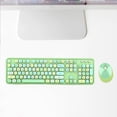 thumbnail image 4 of Mini set de Mouse y Teclado Inalámbrico Hugo Verde, 4 of 7
