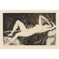 thumbnail image 2 of Albert Sterner 14x11 Black Ornate Wood Framed Double Matted Museum Art Print Titled: Dream (1932), 2 of 5