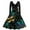 Cyan, variant on Fgvctg Womens Mardi Gras Dress Party Formal Carnival V Neck Cocktail Dress Glitter Mask Print Cute 1950s Tea Dress Vintage Long Sleeve Lightweight Parade Clothing Cyan S