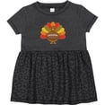 thumbnail image 3 of Inktastic Thanksgiving Day Turkey Football Fan Girls Baby Dress, 3 of 5