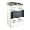Unique Prestige 24" 2.3 cu/ft Freestanding Gas Range with Convection