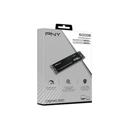 PNY - CS2140 500GB M.2 NVMe Gen4 x4 Internal Solid State Drive