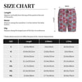 thumbnail image 4 of Daiia Hand Drawn Strawberry Mens Woven Stretch Pajama Short,Short Pajama Pants-Small, 4 of 7