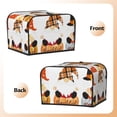 thumbnail image 3 of Daiia Autumn Gnomes Pattern 4 slice Toaster Cover, Toaster Appliance Dust-proof Cover For Kitchen Small Appliance Dust Cover and Fingerprint Protection, 3 of 7