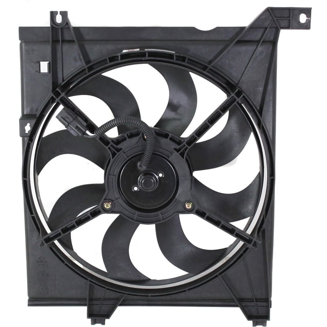 Evan Fischer Radiator Cooling Fan Compatible with 2004-2009 Kia Spectra & 2005-2009 Kia Spectra5 Driver Side Partslink KI3115117
