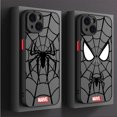 thumbnail image 4 of Funda de teléfono Marvel Spiderman para iPhone 11 12 Mini 13 14 Pro 15 Pro Max 7 8 Plus XR XS MAX carcasa dura mate, 4 of 5
