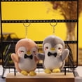 thumbnail image 3 of Stuffed Penguin Keychain High Simulation Soft Stuffed Decorative Toy Bag Decoration Stuffed Penguin Doll Keyring for Children, 3 of 8