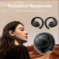 thumbnail image 2 of FYHALE T26 Pro Language Translator Earbuds, Ai Translation Earbuds Real Time, Wireless Bluetooth Translating Earbuds 144 Languages Translator(Purple), 2 of 6