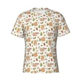 thumbnail image 4 of Vsdgher Squirrel And Mushroom Print Men's Dry Fit Mesh Athletic Shirts Moisture Wicking Tennis T-Shirt Tops, 4 of 9