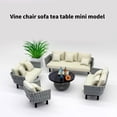 thumbnail image 5 of Detailed Small Sofa Model Figurine With Pillow For Craft Enthusiasts And Scene Display Decors 1/20 1/25 1/30 Scale, 5 of 7