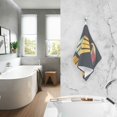 thumbnail image 2 of Yayeee 100% Cotton Hand Towels for Bathroom 16" x 28" Soft Absorbent Kitchen Towel, Red UFO, 2 of 7