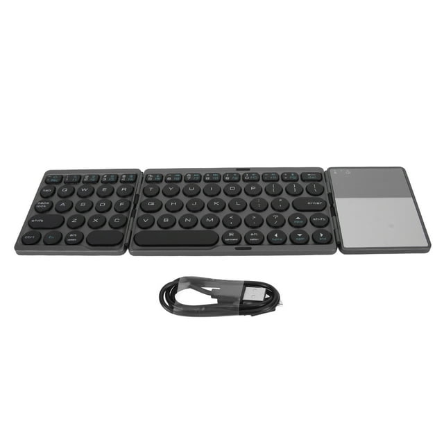 Oubit Touchpad Bluetooth Foldable Keyboard,Round Key Bluetooth Foldable Round Key Bluetooth Foldable Keyboard Foldable Keyboard Best in its Class