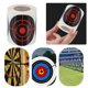 thumbnail image 4 of Likrtyny Rollo Pegatinas Objetivo para Campo Tiro Tiro Con (negro) 200 Uds./rollo, 4 of 9