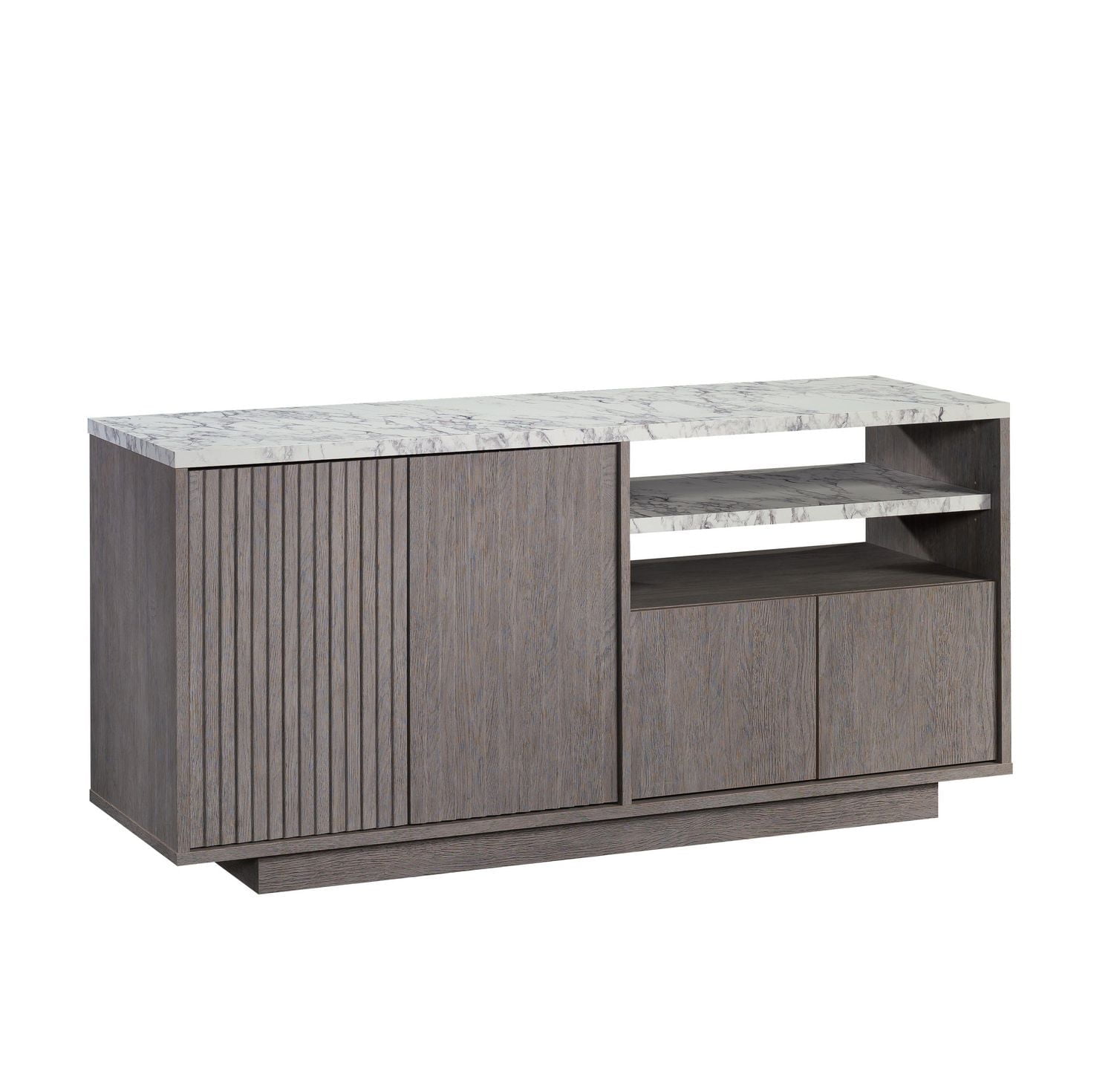 Sauder East Rock Credenza, Ashen Oak, 431761
