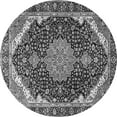 thumbnail image 1 of Ahgly Company Indoor Round Medallion Gray Traditional Area Rugs, 6' Round, 1 of 1