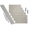 thumbnail image 1 of FASÄDE Rain Decorative Vinyl Backsplash 15 sq ft Kit in Batique Cream, 1 of 6