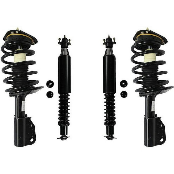 Front and Rear Strut Assembly Set - Compatible with 2006 - 2011 Buick Lucerne 2007 2008 2009 2010