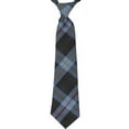 thumbnail image 3 of Cookie's Adjustable Banded Necktie with Clip - blue/navy/gold *plaid #9a*, 12", 3 of 3