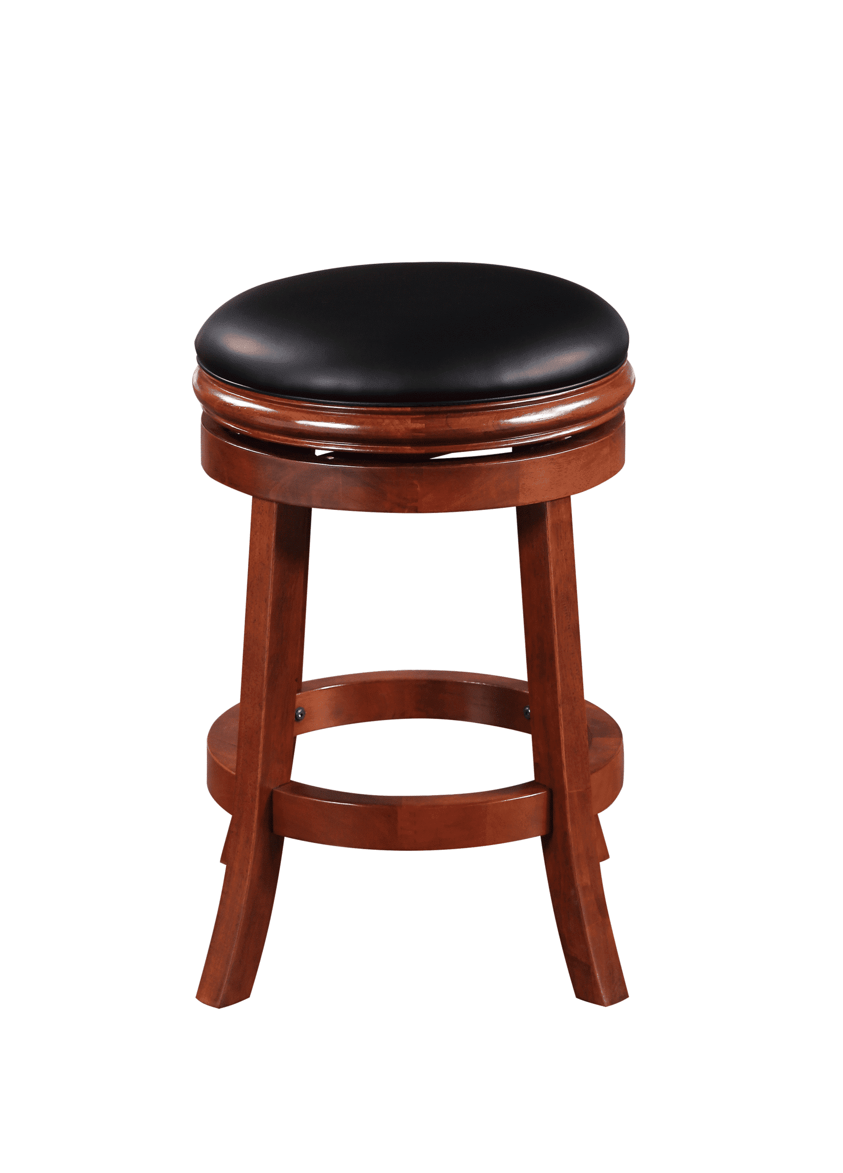 Boraam Wood Swivel Counter Height Stool in Cherry Finish
