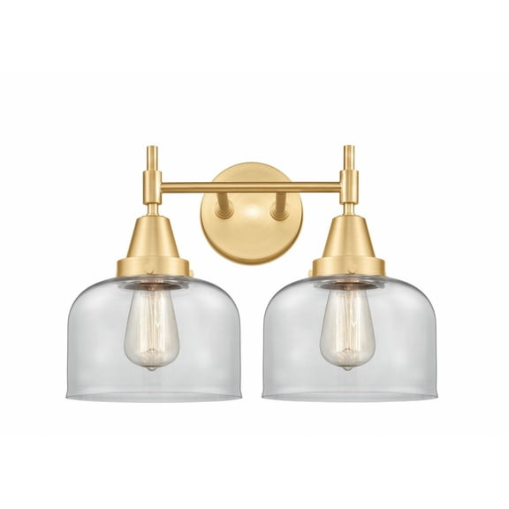 447-2W-SG-G72 Innovations Lighting Caden - 2 Light Bath Vanity-11 Inches Tall and 17 Inches Wide-Satin Gold Finish-Clear Glass Color
