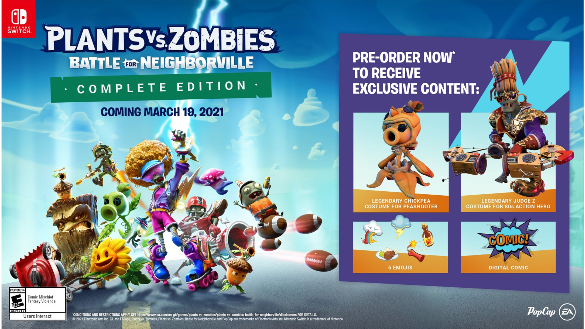 Plants vs. Zombies: Battle for Neighborville Complete Edition - Nintendo Switch - image 2 of 2