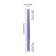 thumbnail image 3 of Double-Headed Eyebrow Trimmer & Shaper, Purple Macro Razor with Protective Mesh for Precise Shaping, Gentle Hair Removal Tool for Men & Women, Travel-Friendly Design, 3 of 8