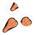 thumbnail image 2 of Funda para asiento de sillín de bicicleta Cojín cómodo para bicicleta de carretera de montaña naranja FLhrweasw  Nuevo, 2 of 3