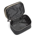 thumbnail image 4 of Modella Dual Zipper Cosmetic Bag for Makeup & Accessories, Black, 4 of 5