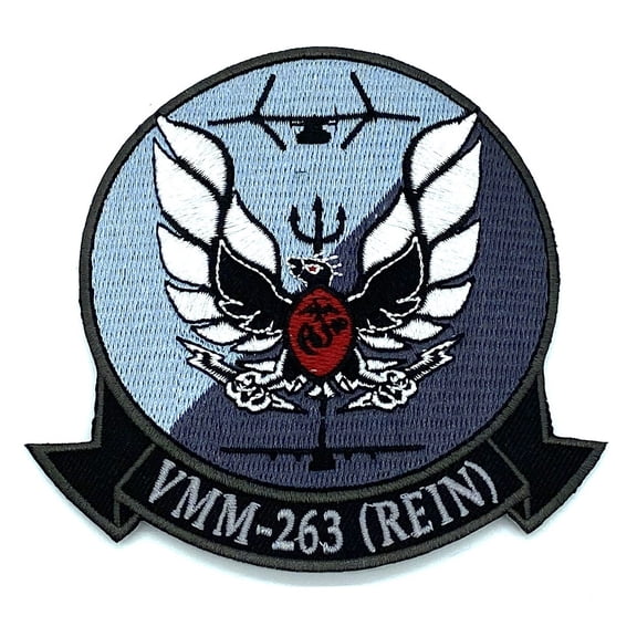 VMM-263 Thunder Chicken REIN 18.2 ACE Patch Hook and Loop, 4"