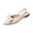 Beige, variant on Women's Bow Pointed Toe Flats 2026 Slingback Comfortable Satin Slip On Pumps Office Work Wedding Party Dress Shoes Red 10 Wide