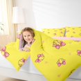thumbnail image 4 of Manfei Lovely Bowtie 7 Pieces Full Size Bedding Sets,Baseball Sport Full Size Bed in a Bag,Pink Reversible, 4 of 7