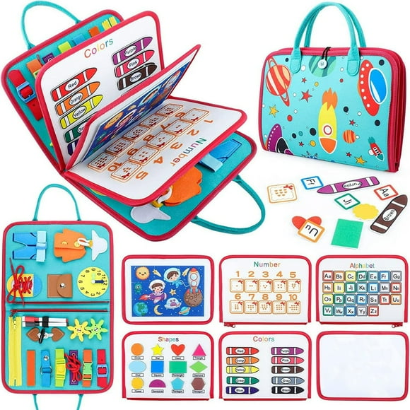 KEINXS Montessori Toys for 1 Year Old Boys Girls Busy Board Toys for Toddlers 1-3 Learning Educational Toys for 1 2 3 Year Old Boys Girls