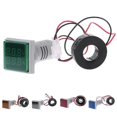 thumbnail image 2 of LED Digital Dual Display Voltmeter Ammeter Voltage Gauge Meter AC 60-500V 0-100A Green, 2 of 9