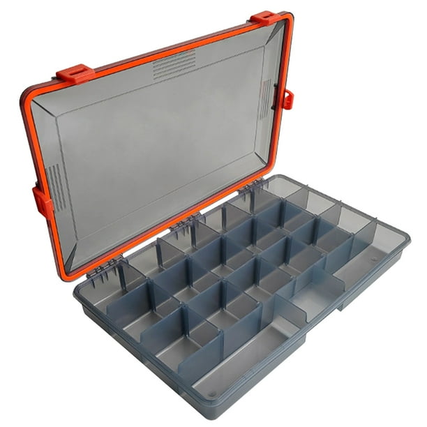 Caja Señuelos Pesca Almacenamiento Anzuelos Aparejos para Al Aire Libre