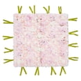 thumbnail image 3 of ToppiJoy 3.28*3.28ft Flower Wall, Flower Wall Decor Silk Fabric Floral Wall Panels Flower Wall Backdrop Indoor Outdoor Decor (Green, White and Pink), 3 of 22
