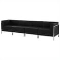 thumbnail image 2 of Flash Furniture Hercules Imagination 4-Piece Reception Configuration in Black, 2 of 2