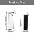 thumbnail image 4 of Yokua Fridge Magnetic Leather Pen Holder Magnetic Fridge Memopad Writing Pad, 4 of 11
