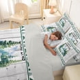 thumbnail image 5 of Catabedysis Watercolor Camper 7-Piece Twin Bedding,Mountain Print Bedding Comforter Set For Boys,Multicolor,Light Gray Reversible, 5 of 7
