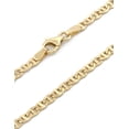thumbnail image 3 of Pulsera Tejido Oro Amarillo 18.5 cm Solido 10k, 3 of 6