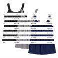 thumbnail image 3 of Vinsonshop 3 Pack tank with built in bra for women Flowy Gathered Neck Relaxed Fit Cami Scoop Neck Supportive Sleeveless Casual Summer Comfy Tops Multicolor 17 S, 3 of 4